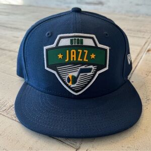 Utah Jazz New Era Navy 2020 Tip Off Logo 9FIFTY SnapBack Hat Youth